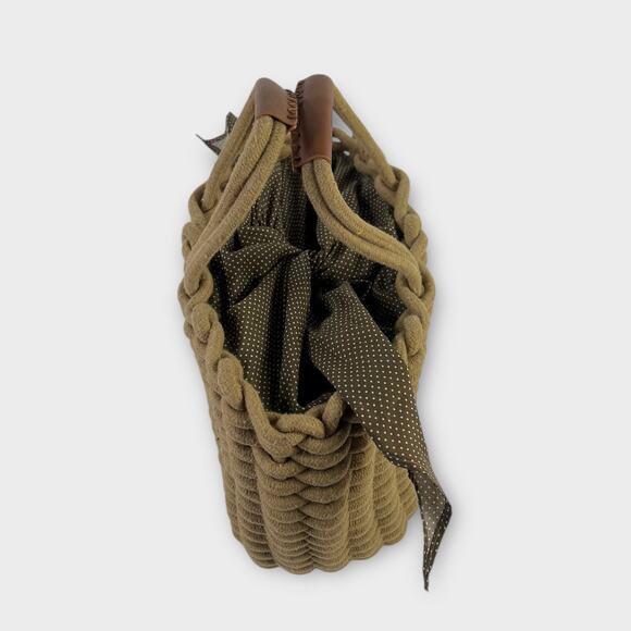 Le Voyage En Panier Woven Rope Picnic Style Vacation Summer Tote Bag - Picture 11 of 16